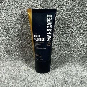 MANSCAPED Crop‎ Soother Aftershave Lotion Mens 2oz Black Gold Groin Care